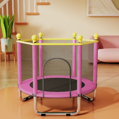 Imagen 2 del producto Mini Trampolin Cama Elastica Pequeña Para Niños Color Rosa