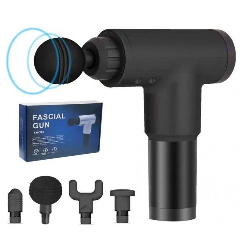 GENERICO - Pistola Masajeadora Muscular Fascial Gun