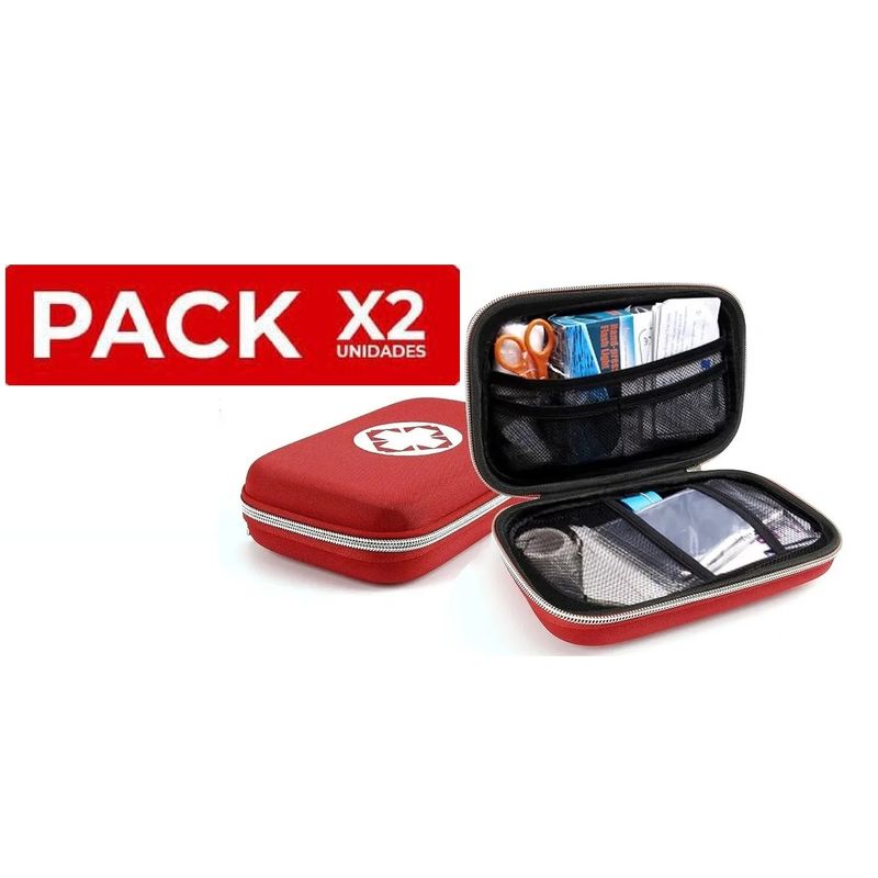 GENERICO - 2kit Emergencia Kit Botiquin Kit De Emergencia Supervivencia