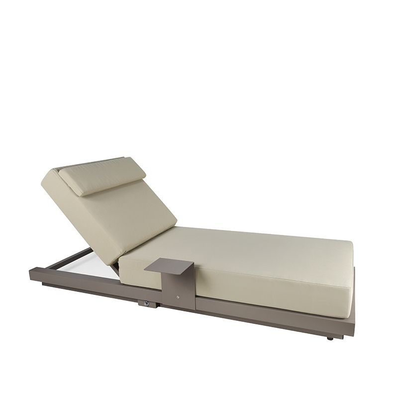 NECTAR - Reposera Beige con control Hidráulico