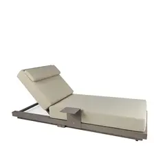 NECTAR - Reposera Beige con control Hidráulico