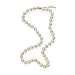 ANDREA COGGIOLA JOYAS - Collar Perlas 8mm Shellpearl Nácar Blanco
