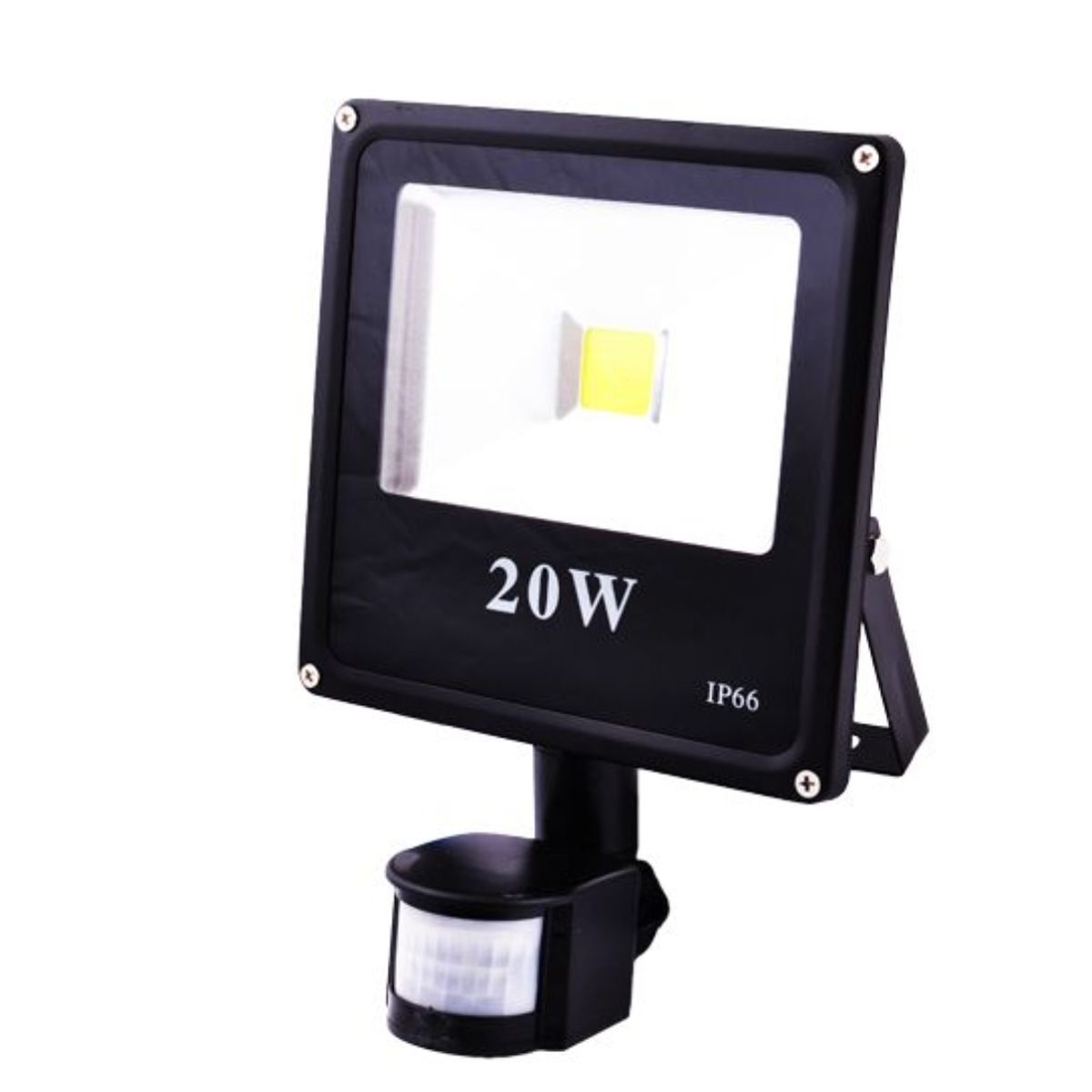 GENERICO - FOCO LED PROYECTOR 20W CON SENSOR DE MOVIMIENTO