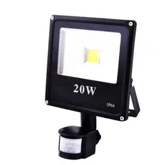 GENERICO - FOCO LED PROYECTOR 20W CON SENSOR DE MOVIMIENTO