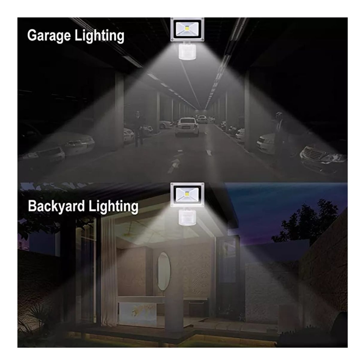 GENERICO - FOCO LED PROYECTOR 20W CON SENSOR DE MOVIMIENTO