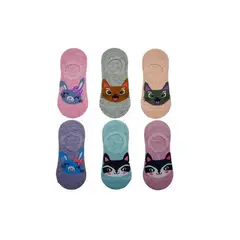 EVERSO - Pack 12 Calcetín Mujer Invisible Con Diseño