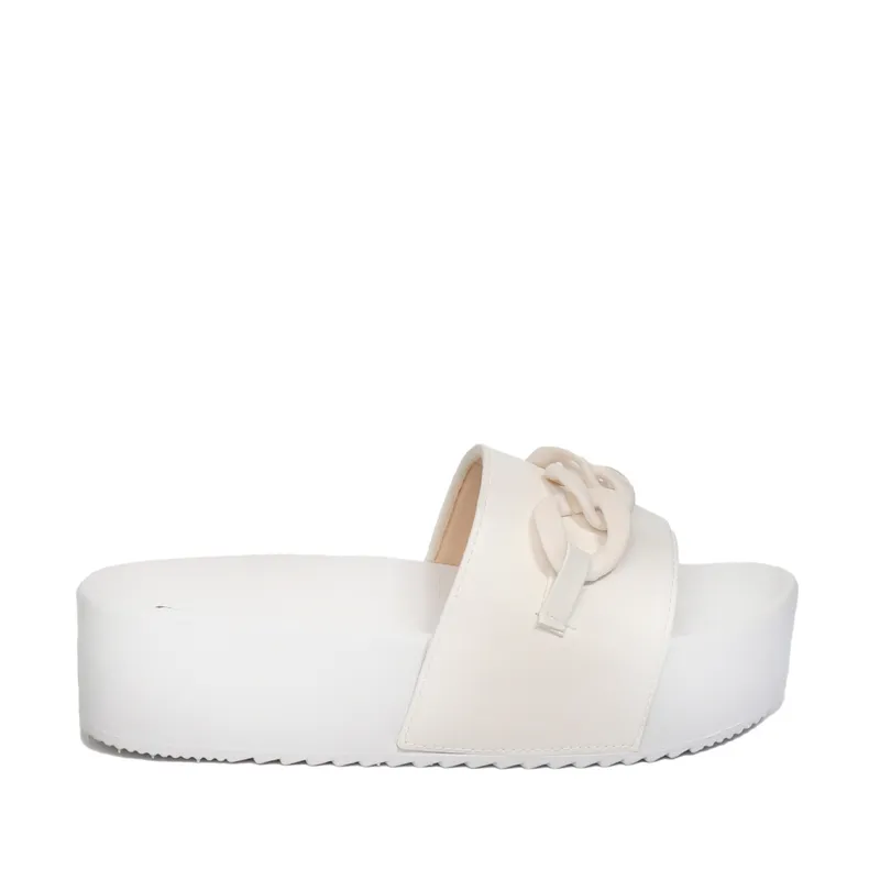 GOTTA - Sandalia Mujer Plataforma Blanca 22090 Gotta
