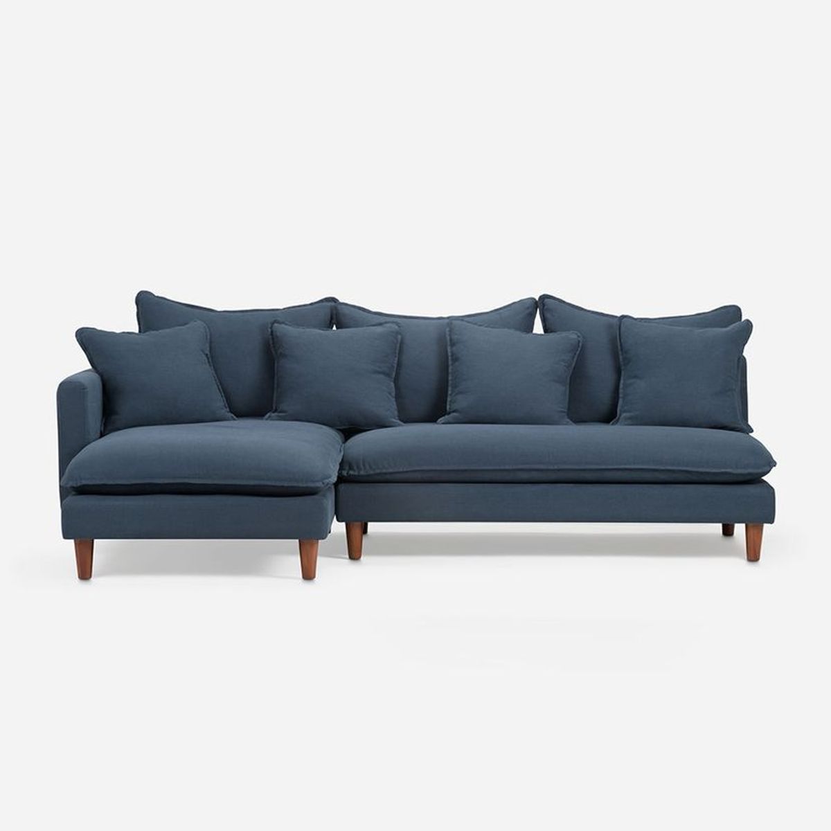 ROSEN - Sofá Seccional Rosen Dunster Izquierdo Tela Indigo