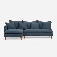 ROSEN - Sofá Seccional Dunster Izquierdo Tela Indigo