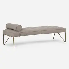 ROSEN - Banqueta Stepney Tela Taupe