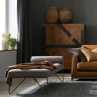 Imagen 2 del producto Banqueta Stepney Tela Taupe