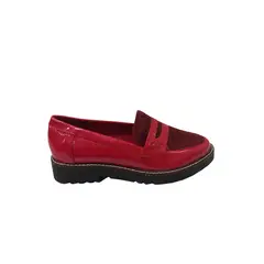 TODOPIEL - Mocasin Mujer Rojo