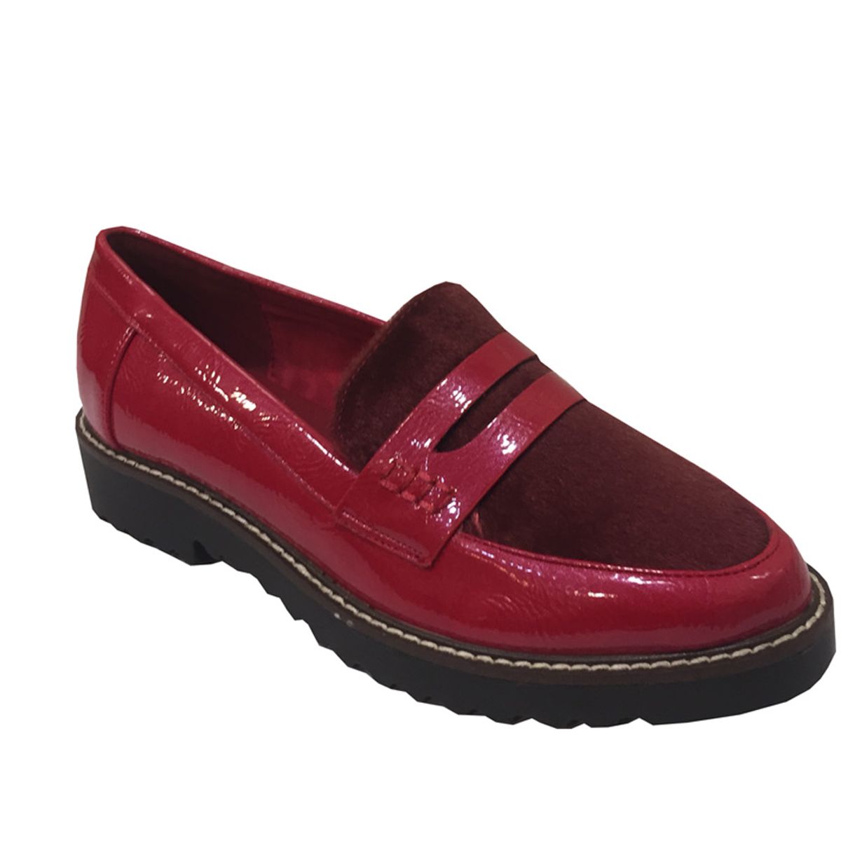 TODOPIEL - Mocasin Mujer Rojo Todopiel