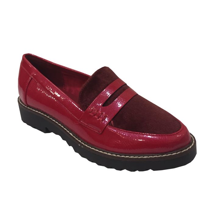 TODOPIEL - Mocasin Mujer Rojo Todopiel