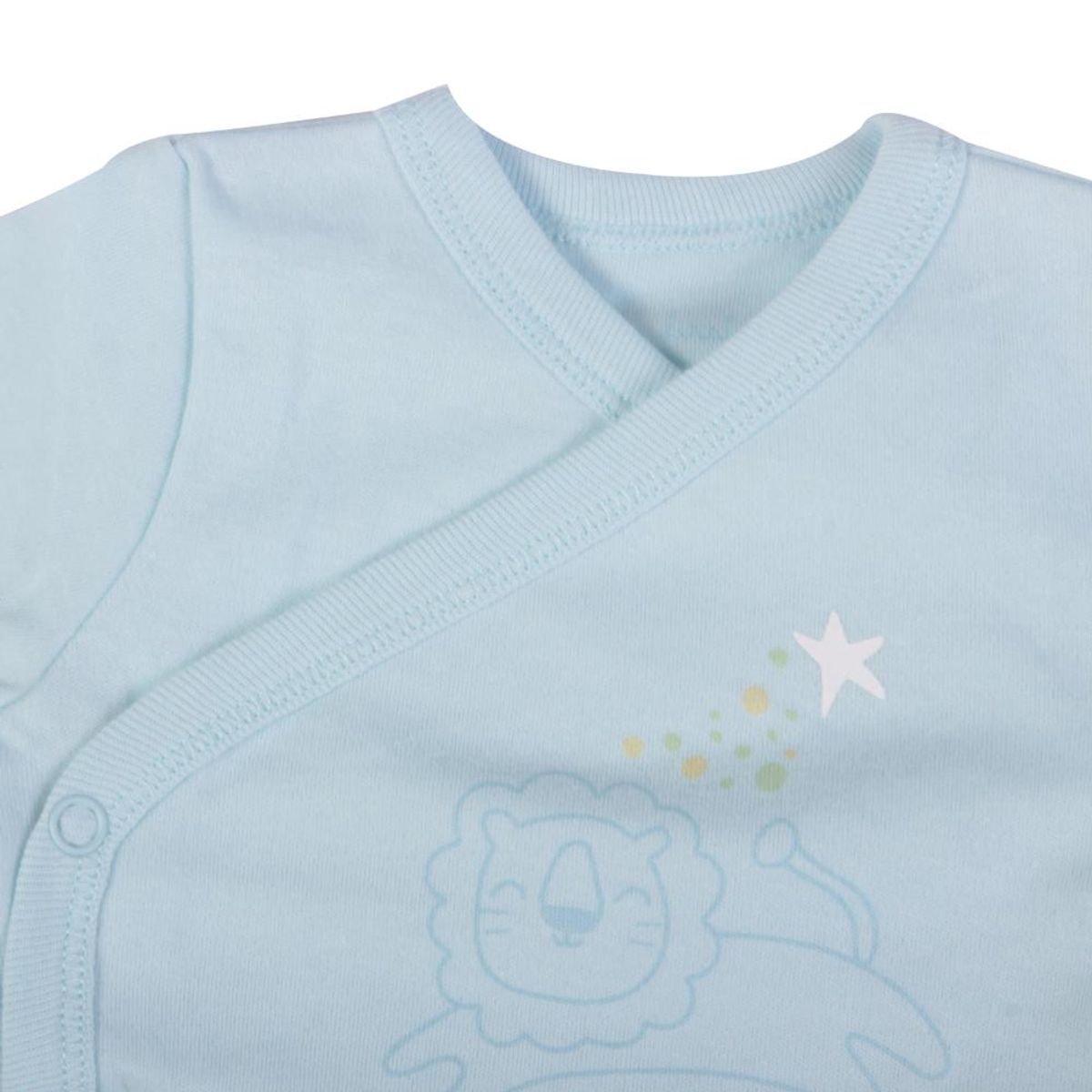 PILLIN - Body Bebe Niño Multicolor Pillin - Celeste