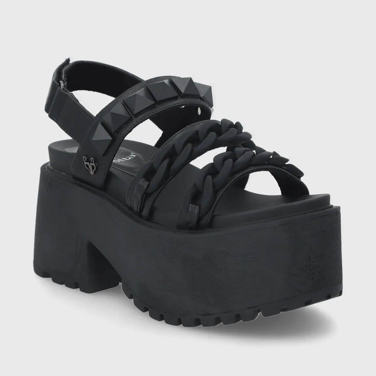 GOTTA - Sandalia Plataforma Negra Mujer 15675