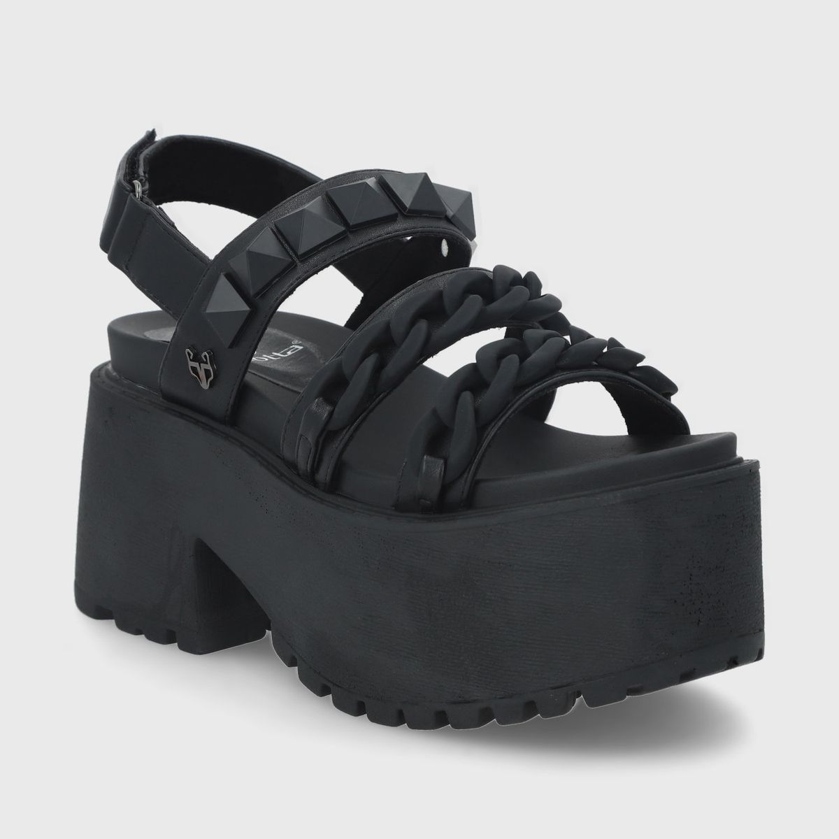 GOTTA - Sandalia Mujer Negra Plataforma 15675 Gotta