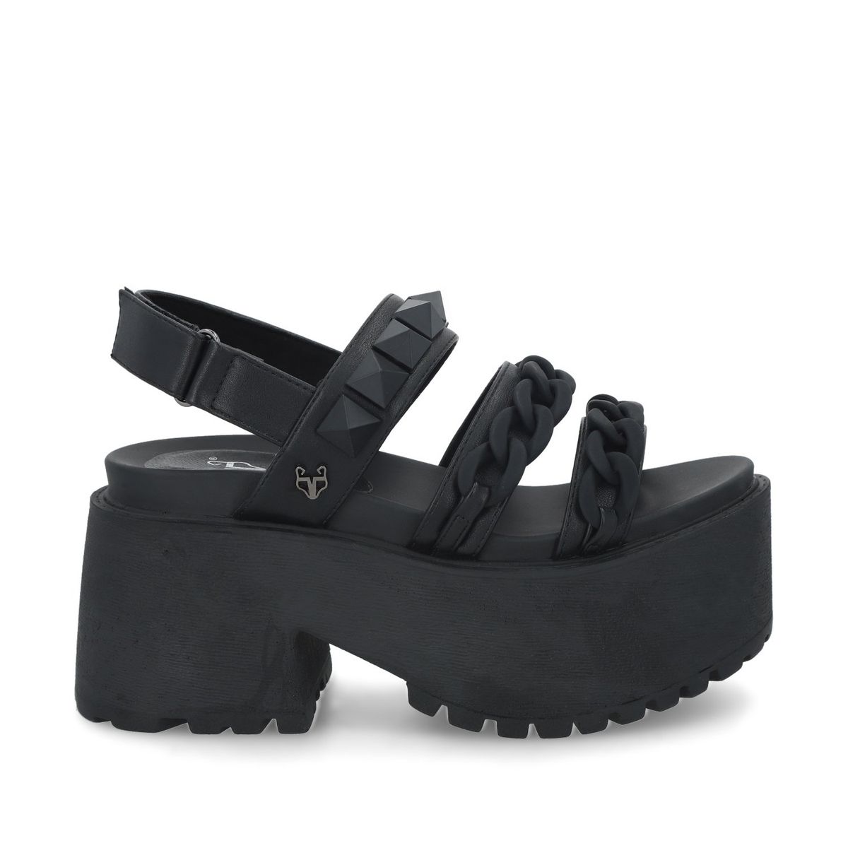 GOTTA - Sandalia Mujer Negra Plataforma 15675 Gotta