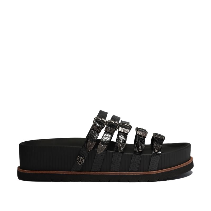 GOTTA - Sandalia Mujer Plataforma Negra 25290