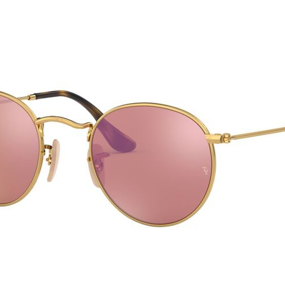 RAY BAN - Anteojos De Sol Ray-Ban RB3447N Round Metal Dorado