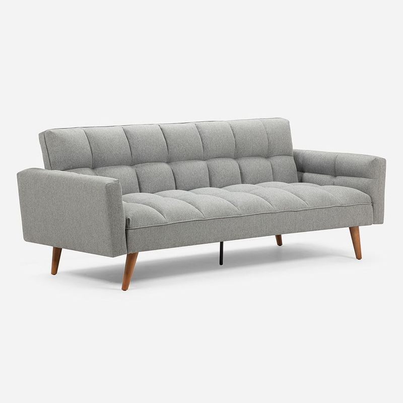 ROSEN - Futón Rosen Ajax 3 Cuerpos Tela Gris