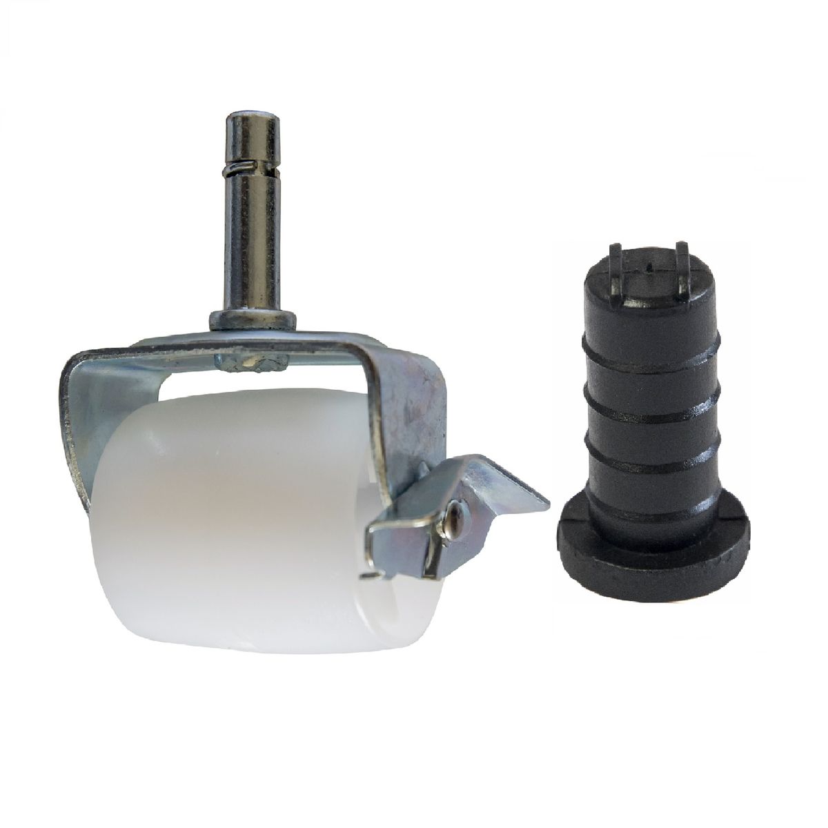 ROSEN - Rueda Tipo Barril para camas Flex Vástago 1.05 cm + Capuchon