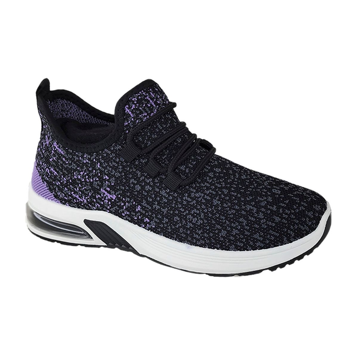 GENERICO - Zapatillas Suaves Deportivas Air Running Mujer Negro/lila 3209