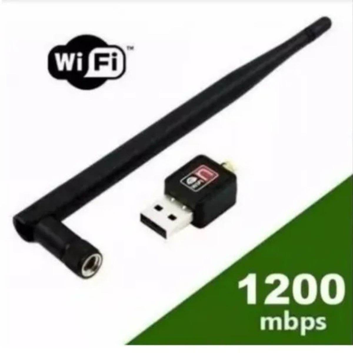 GENERICO - Antena Adaptador Lan Wifi Usb 2.0 1.200 Mbps