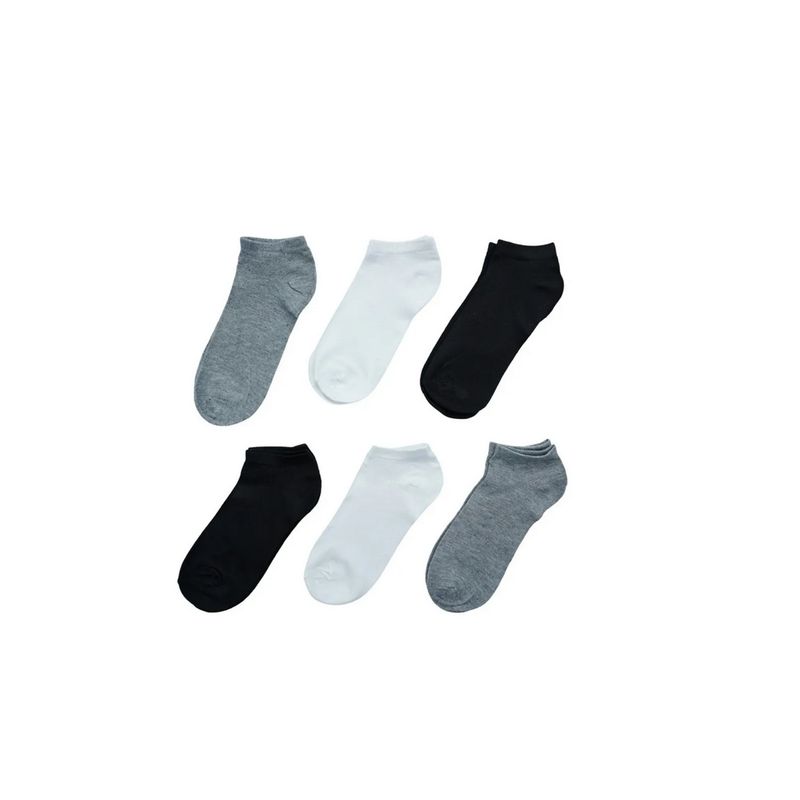 EVERSO - Pack 12Calcetines Tobillera bambu lisa