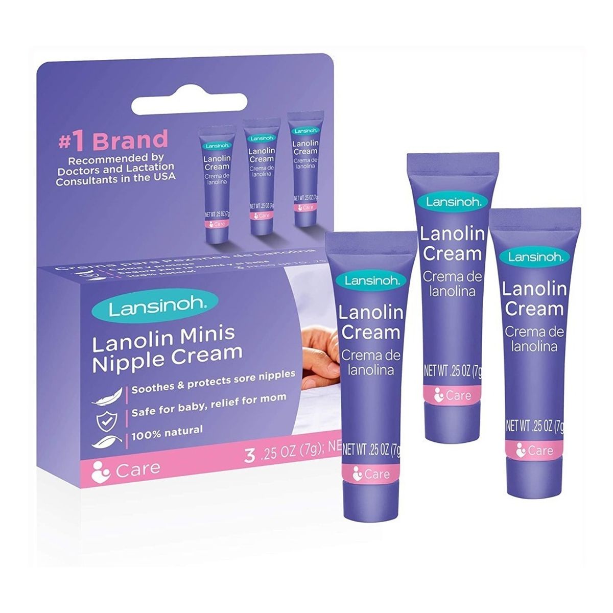 LANSINOH - Pack lanolina 3 unids. de 7grs.