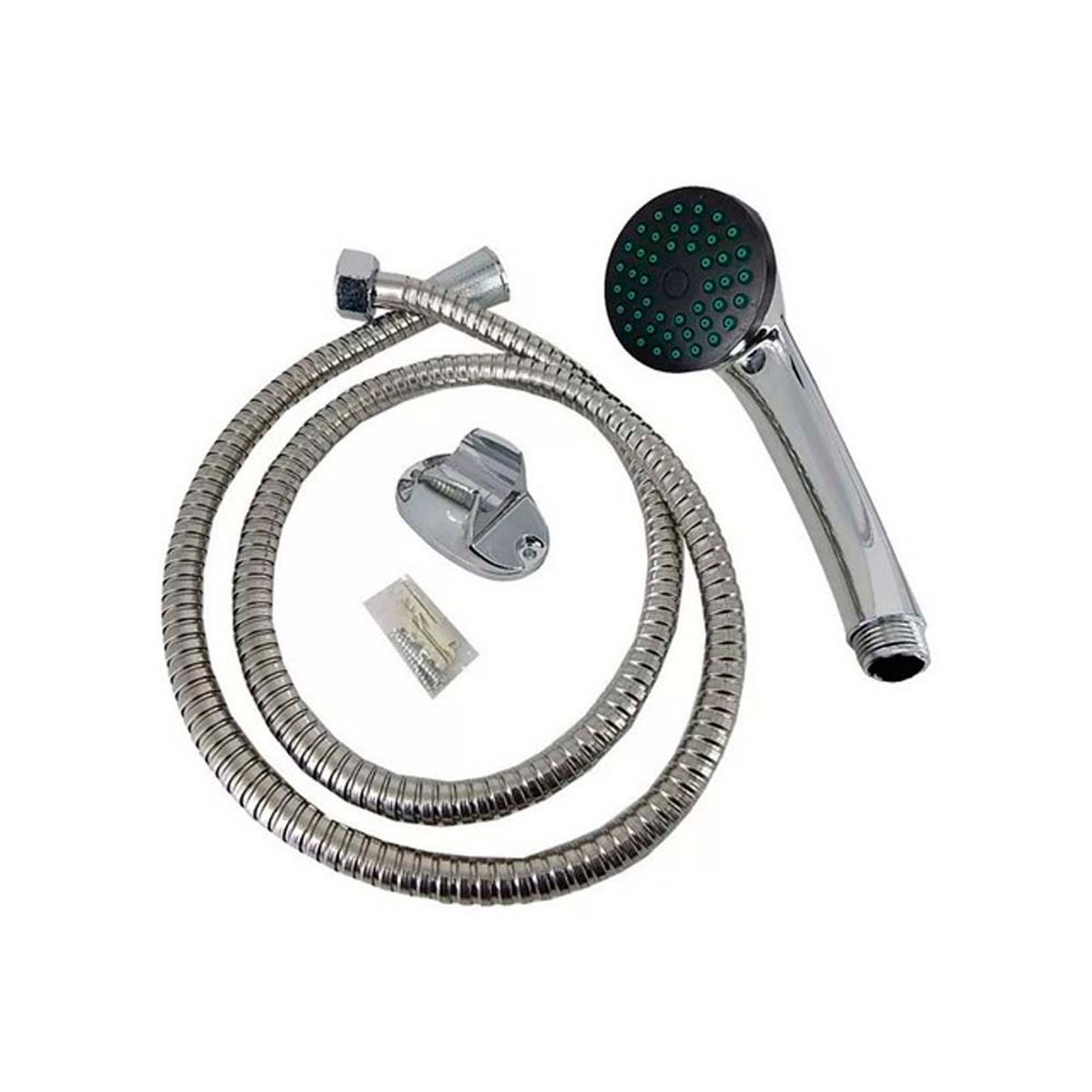 GENERICO - Ducha Teléfono Estilo Europea Con Flexible De 2 Metros Color Plata