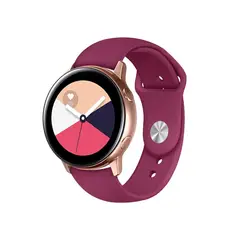 GENERICO - Correa Silicona Samsung Galaxy Watch 4 4 Classic Vinotinto