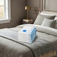 Pack 12 Bolsas Al Vacío Premium 70x110cm: Ahorra 80% Espacio y Protege Ropa FIGOIMPORT