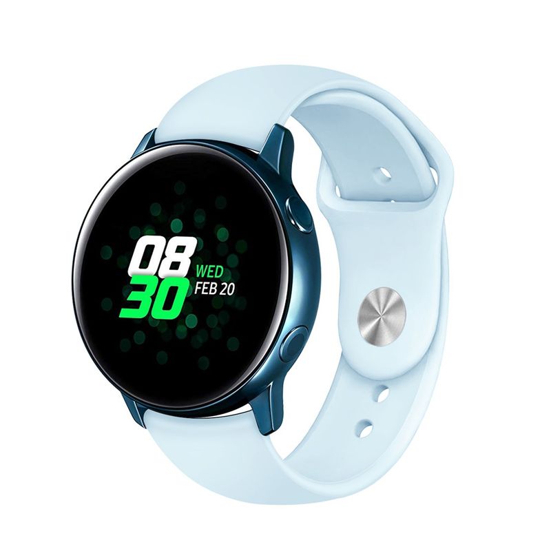 GENERICO - Correa Silicona Samsung Galaxy Watch 4 4 Classic Azul Claro