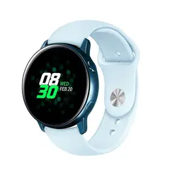 GENERICO - Correa Silicona Samsung Galaxy Watch 4 4 Classic Azul Claro