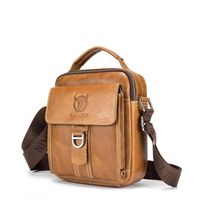 Bolso Bandolera De Hombre Cuero Genuino Bull Captain Mod Hebilla
