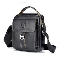 Bolso Bandolera De Hombre Cuero Genuino Bull Captain Mod Hebilla