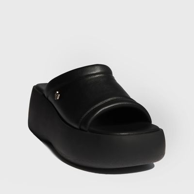 Imagen 2 del producto Sandalia Mujer Negra Plataforma 25223