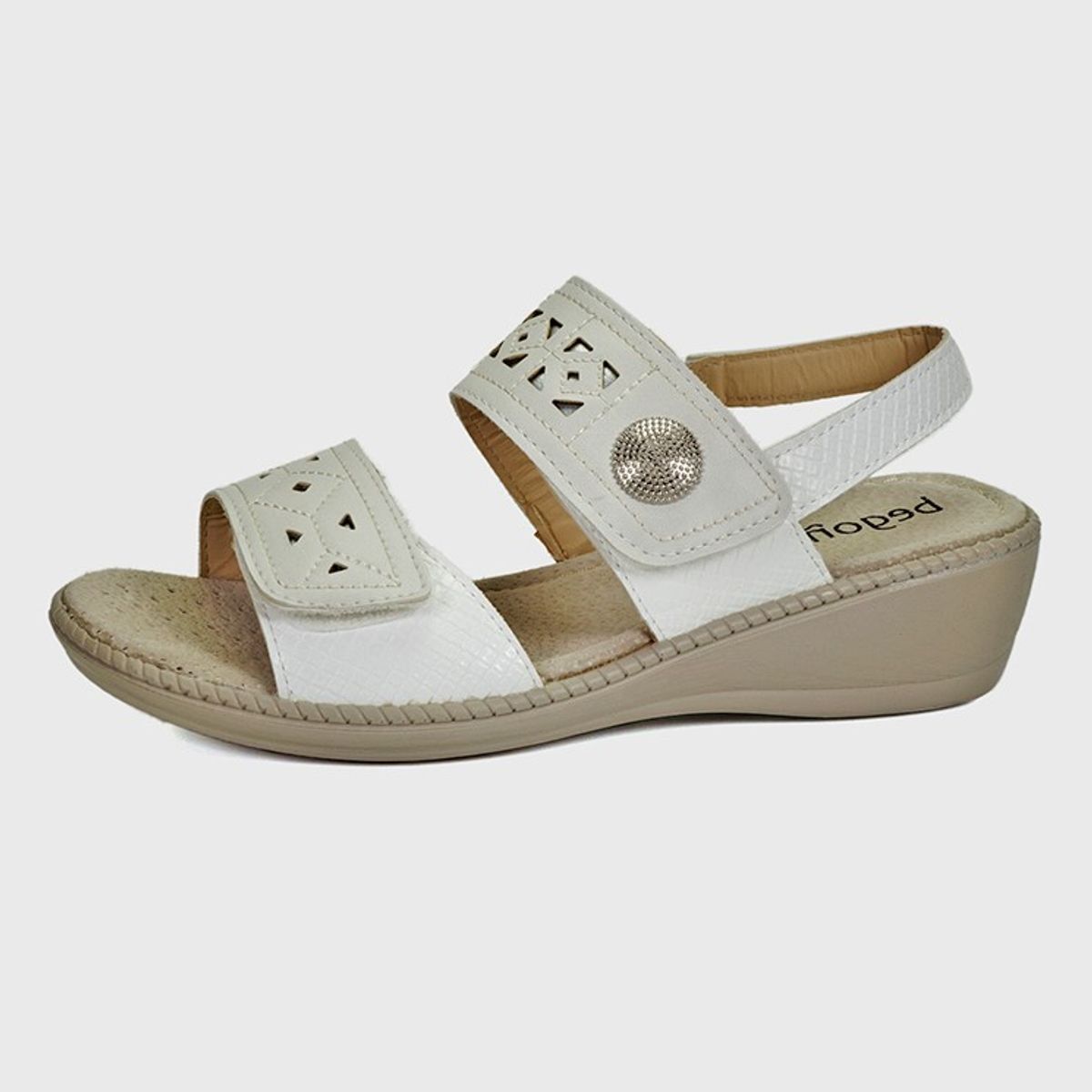 BEGOÑA - Sandalia Elinas Blanco BEGOÑA