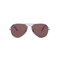 RAY BAN - Anteojos De Sol Ray-Ban RB3689 Aviator Metal Ii Gris