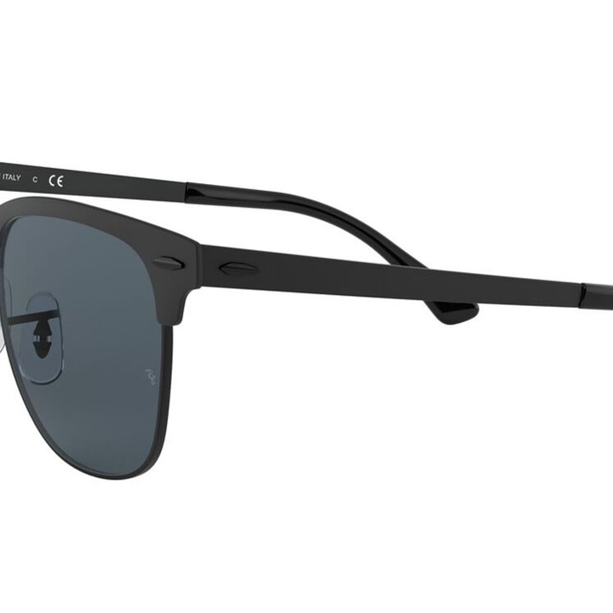 RAY BAN - Anteojos De Sol Ray-Ban RB3716 Clubmaster Metal Negro