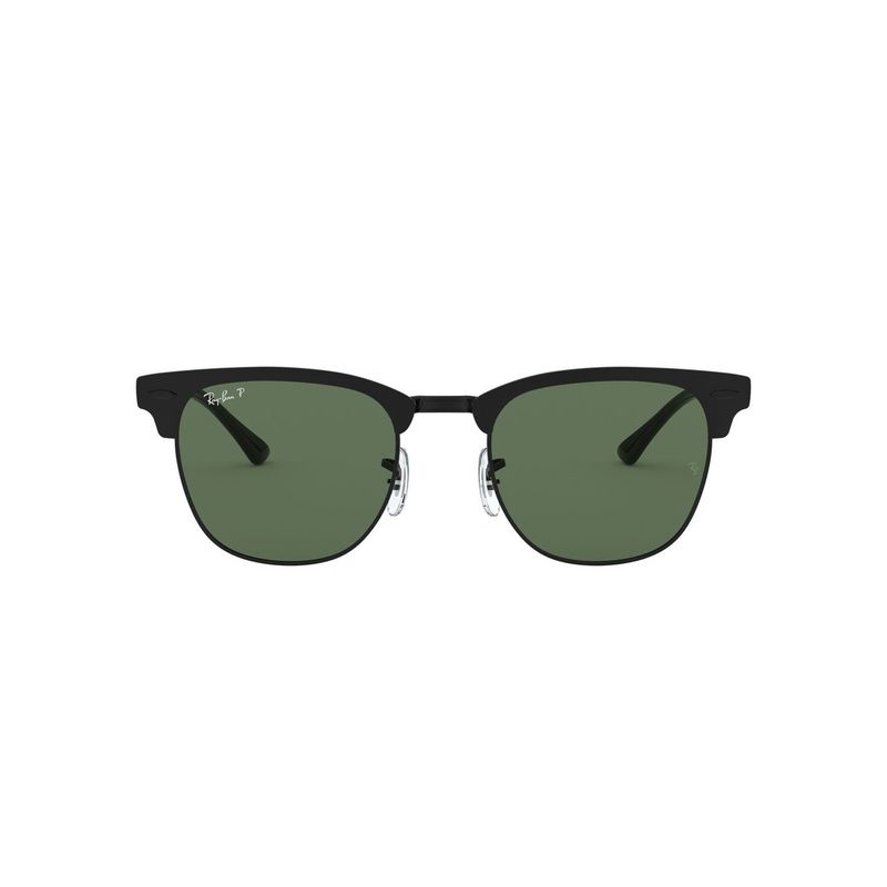 RAY BAN - Anteojos De Sol Ray-Ban RB3716 Clubmaster Metal Negro.