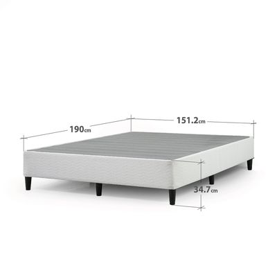 Imagen 2 del producto Base de cama KEENAN 2 plazas 150x190x36cm