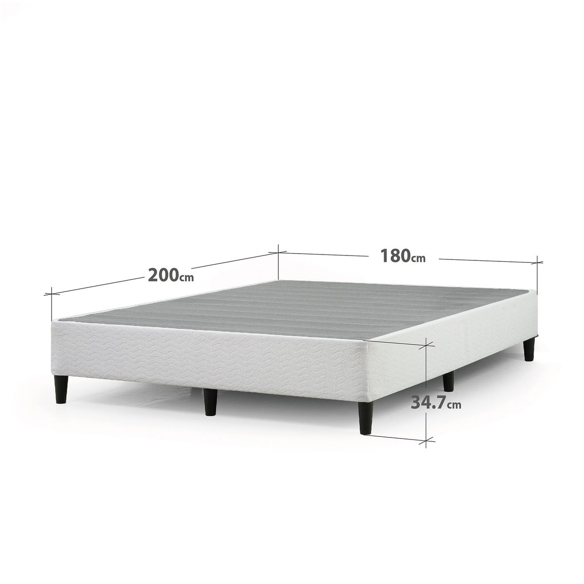 ZINUS - Base de cama KEENAN Zinus King 180x200x36cm