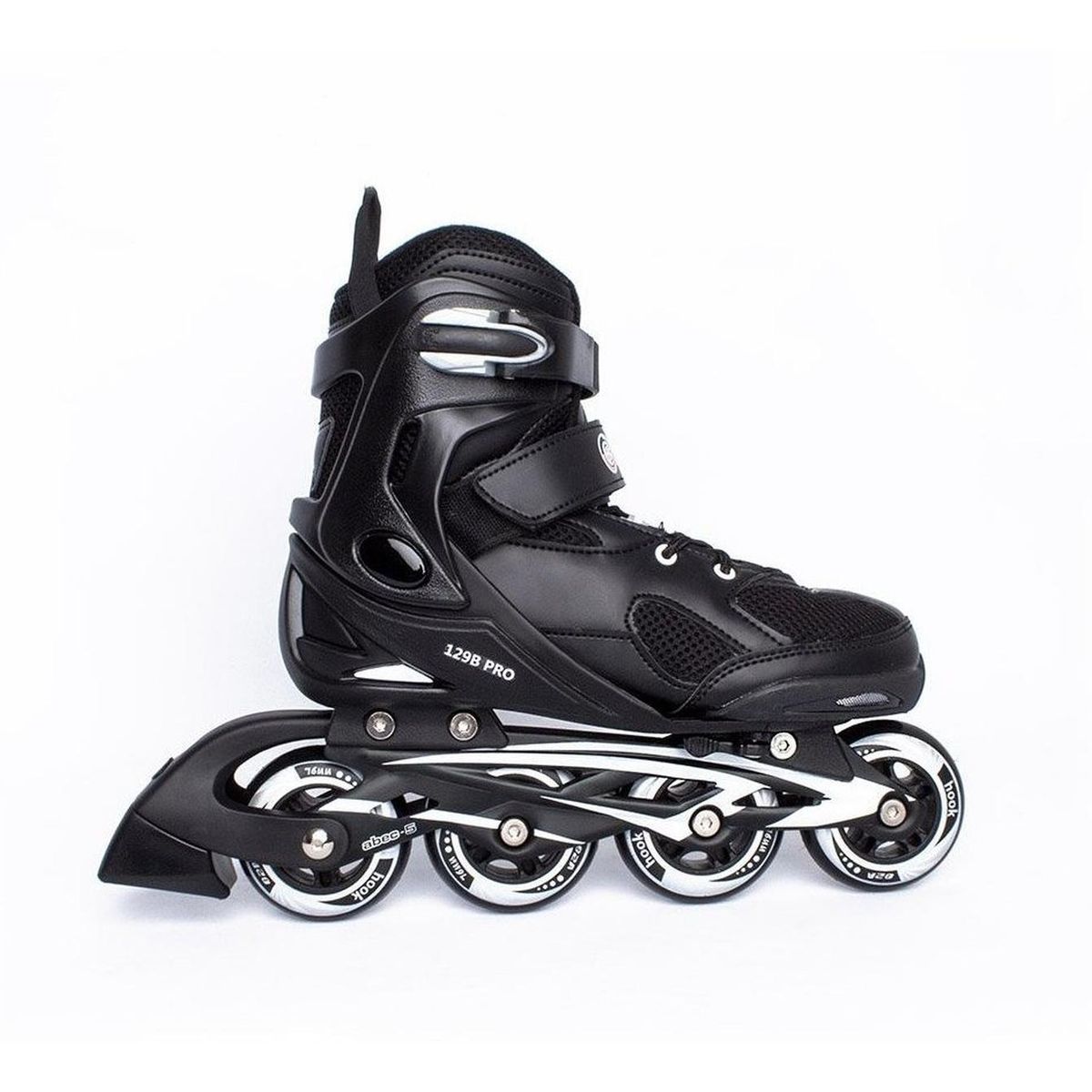 HOOK - Patin Roller Inline Fitness Pro Adulto Negro Talla M Hook