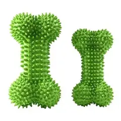 MASCAN - Hueso Goma Limpiadientes Verde Talla L Perro