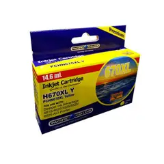PACIFIC COLOR - Tinta Cartucho Compatible 670XL Amarillo Pacific Color.