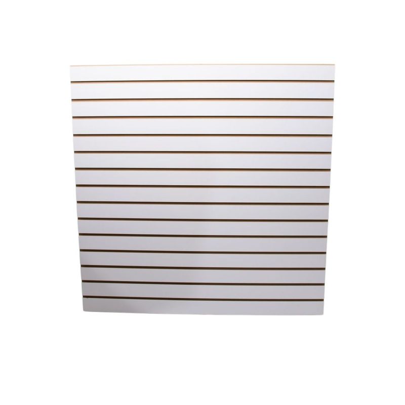 CITYSHOP - Panel ranurado 122×122 cm Color blanco
