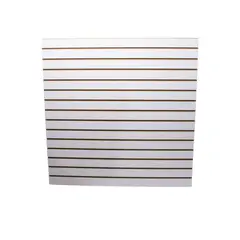 CITYSHOP - Panel ranurado 122×122 cm Color blanco