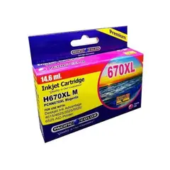 PACIFIC COLOR - Tinta Cartucho Compatible 670XL Magenta